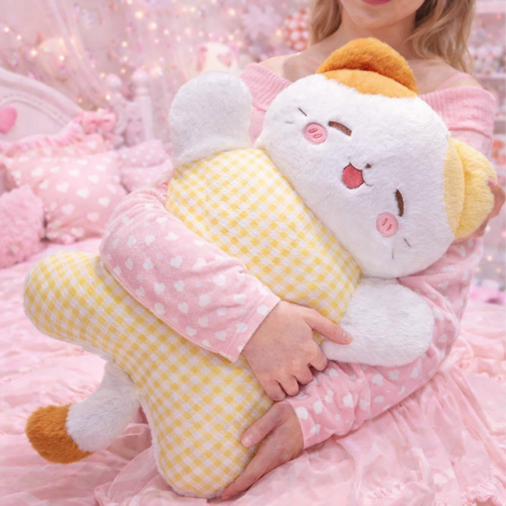 Cozy Pastel Animal Cuddle Cushions - Image 4