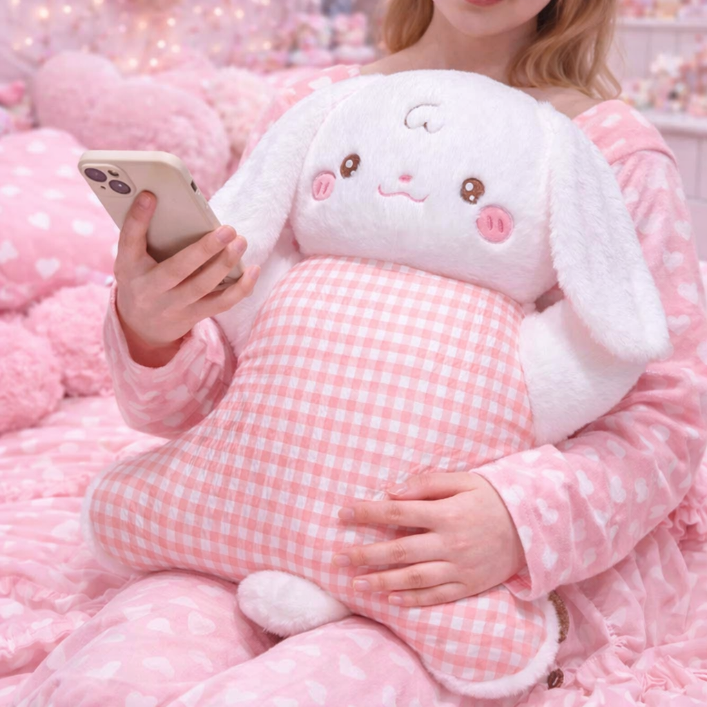 Cozy Pastel Animal Cuddle Cushions - Image 7