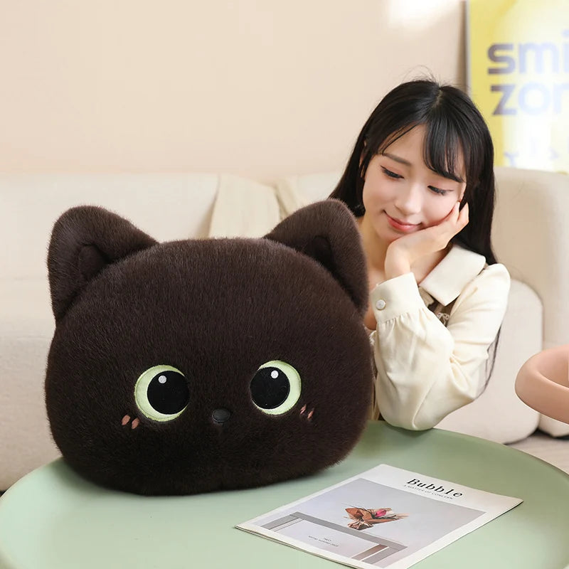 Kawaii Fluffy Cat Plush Pillows - Image 10