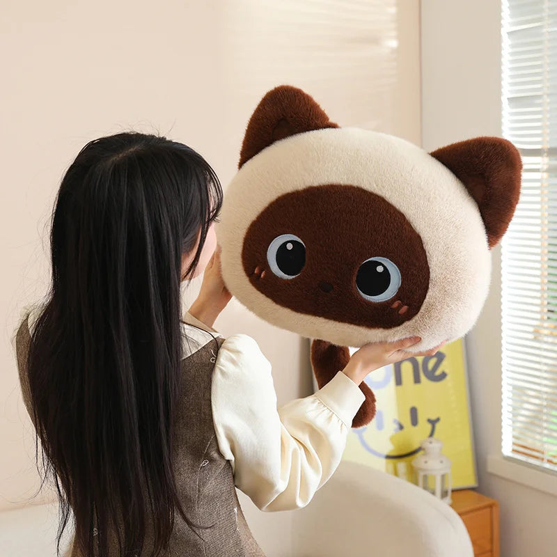 Kawaii Fluffy Cat Plush Pillows - Image 5