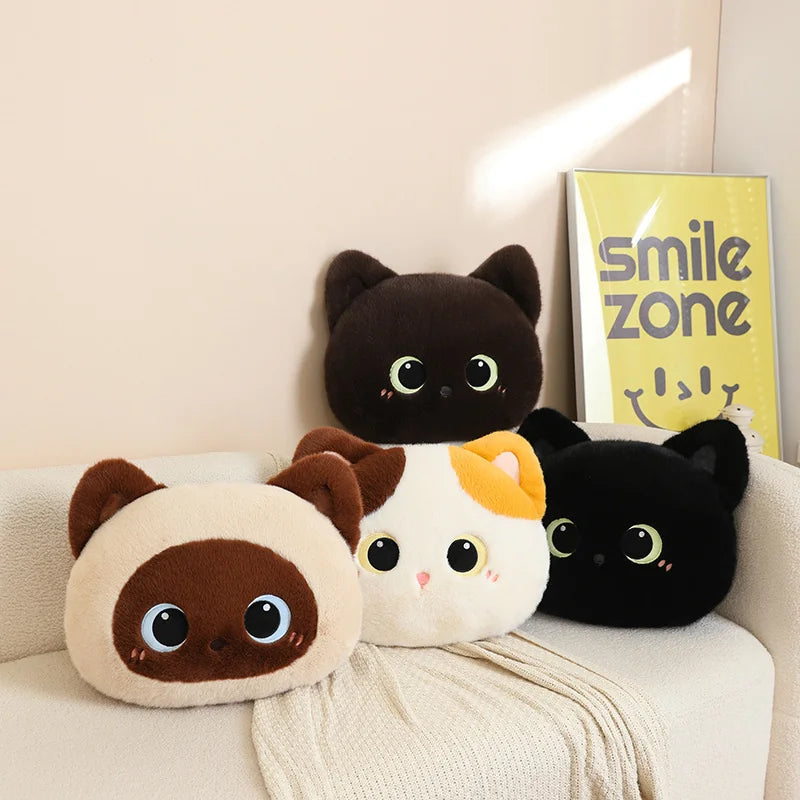 Kawaii Fluffy Cat Plush Pillows - Image 3