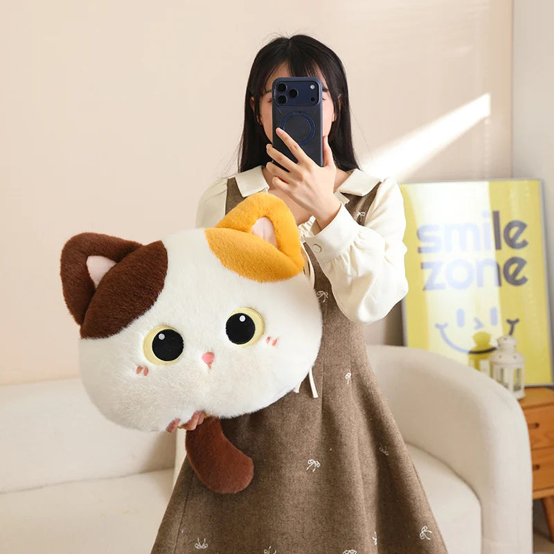 Kawaii Fluffy Cat Plush Pillows - Image 9