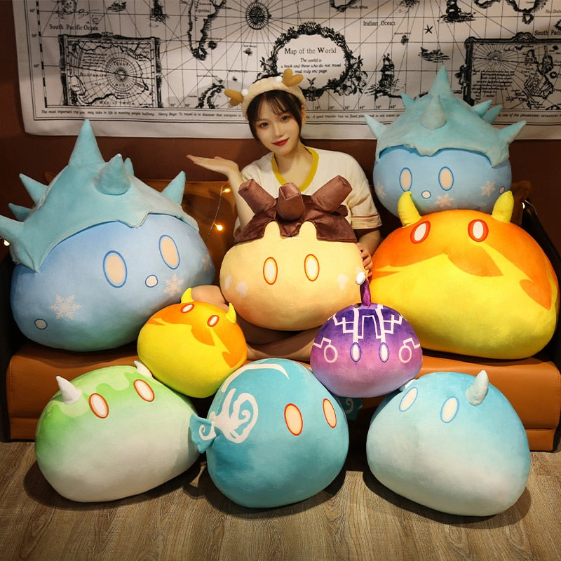 Anime Genshin Impact Slime Ball Plushies - Image 3