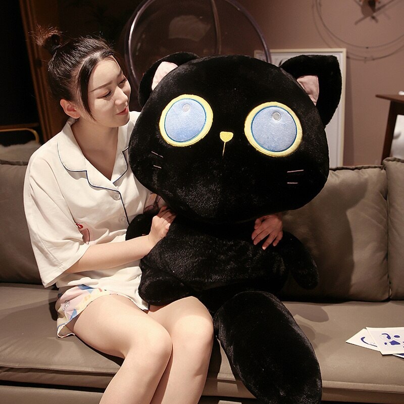 Arrayah the Blue Eye Black Cat Plushie - Image 8