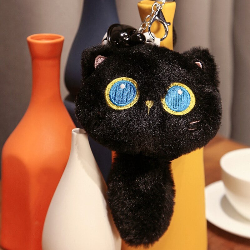 Arrayah the Blue Eye Black Cat Plushie - Image 5