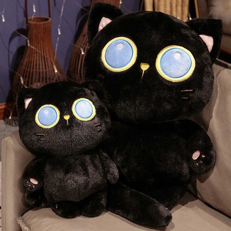 Arrayah the Blue Eye Black Cat Plushie - Image 3