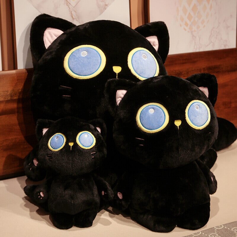 Arrayah the Blue Eye Black Cat Plushie - Image 11