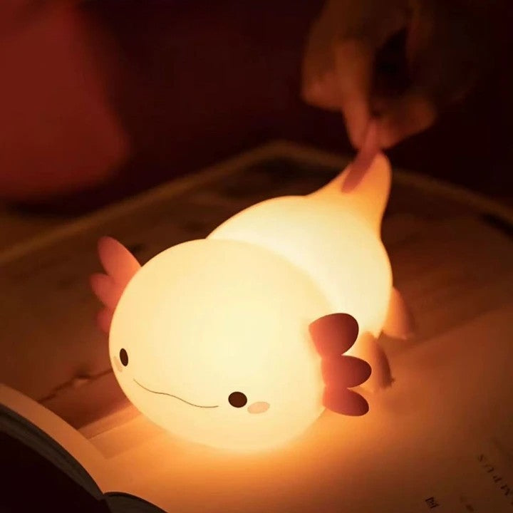 Axolotl Night Light Kawaii Axolotl Light With Soft Glow - Image 4