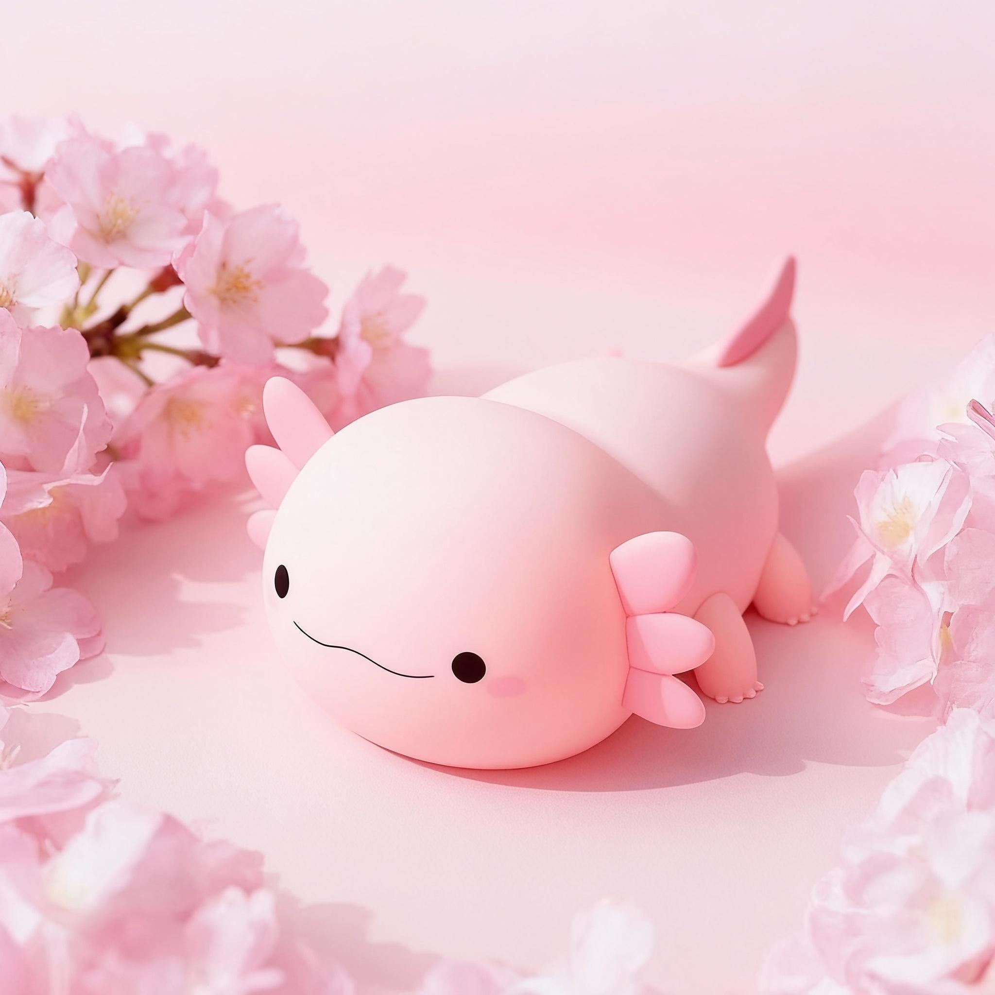 Axolotl Night Light Kawaii Axolotl Light With Soft Glow - Image 8