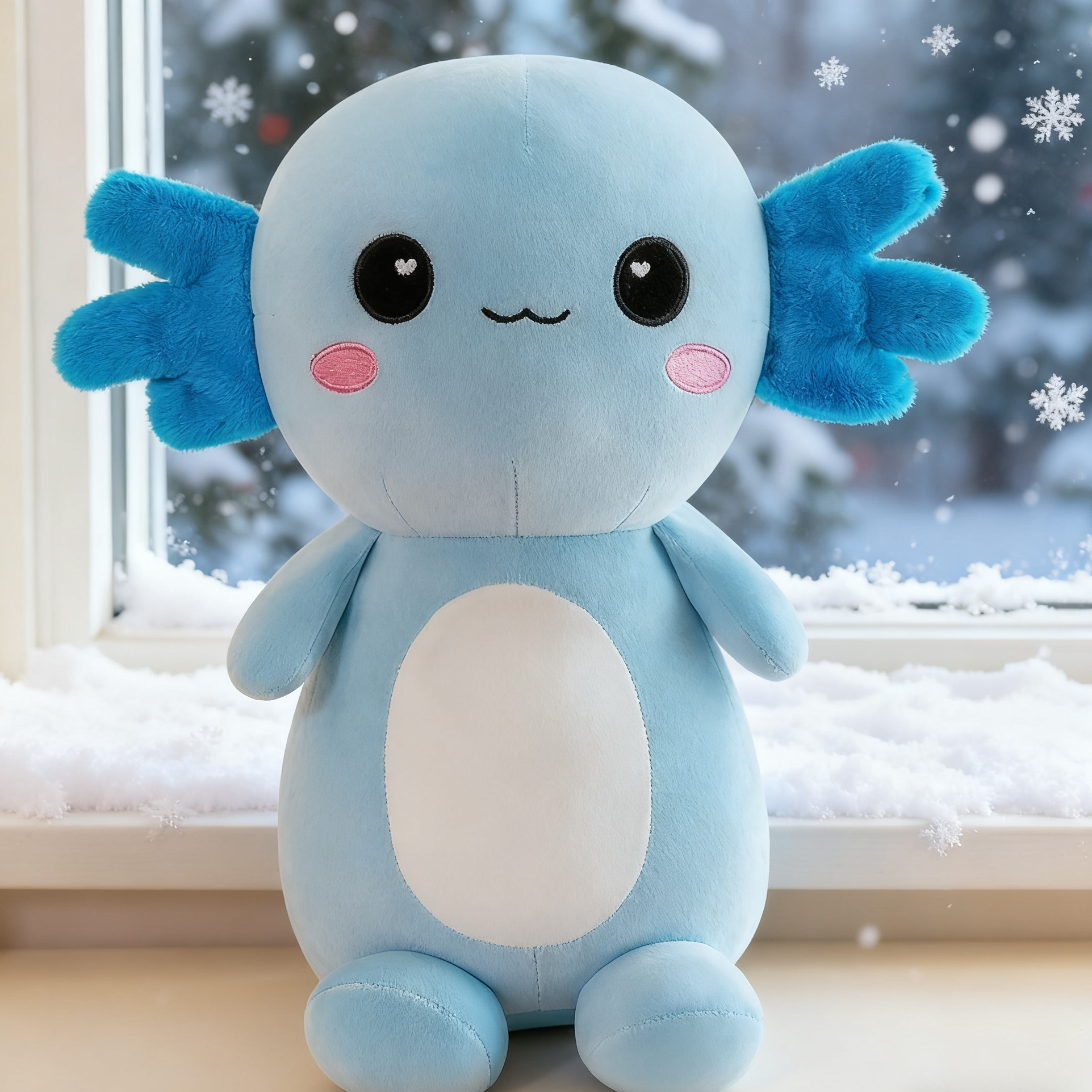 Axolotl Plush Kawaii Plushie Soft Stuffed Animal - Image 9