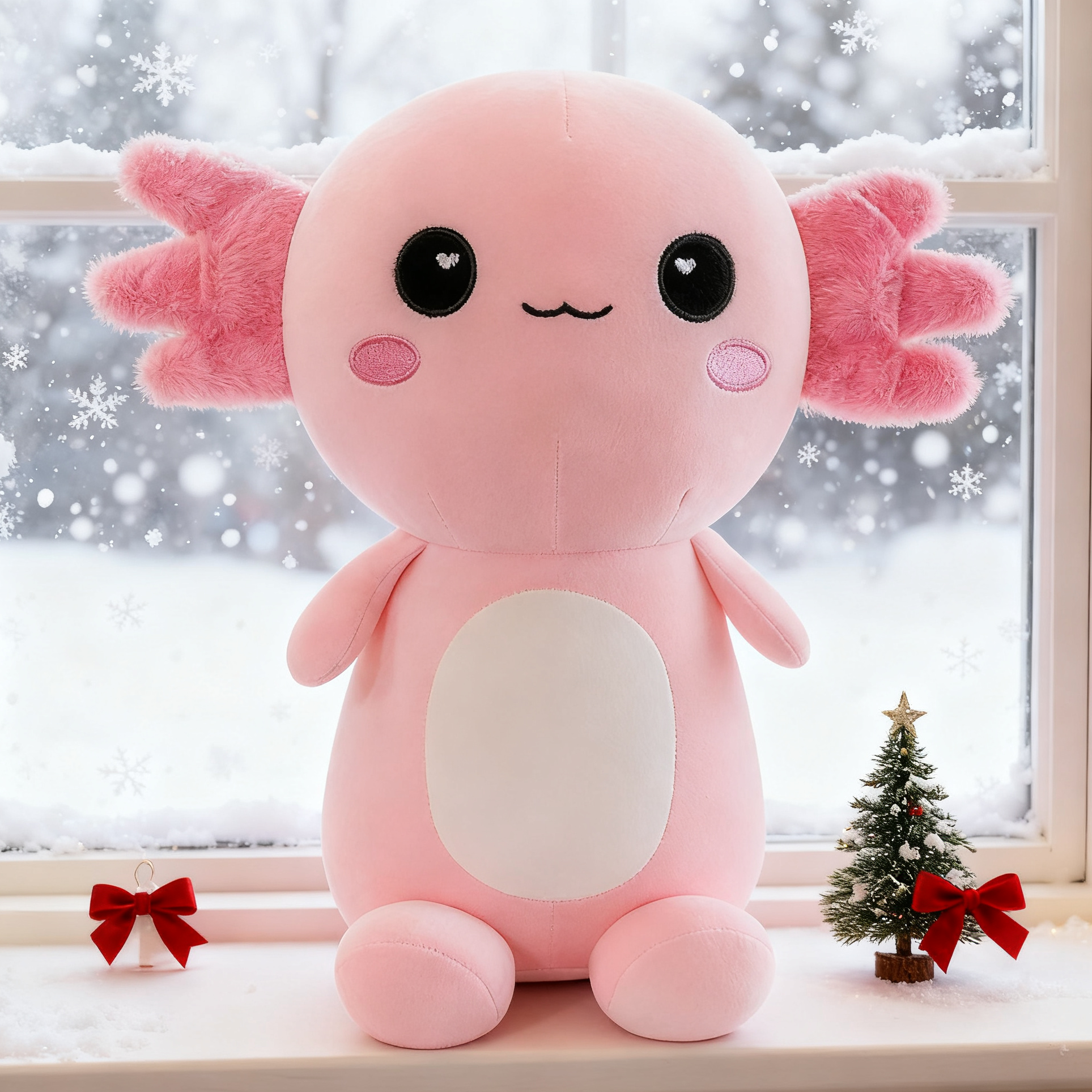 Axolotl Plush Kawaii Plushie Soft Stuffed Animal - Image 7