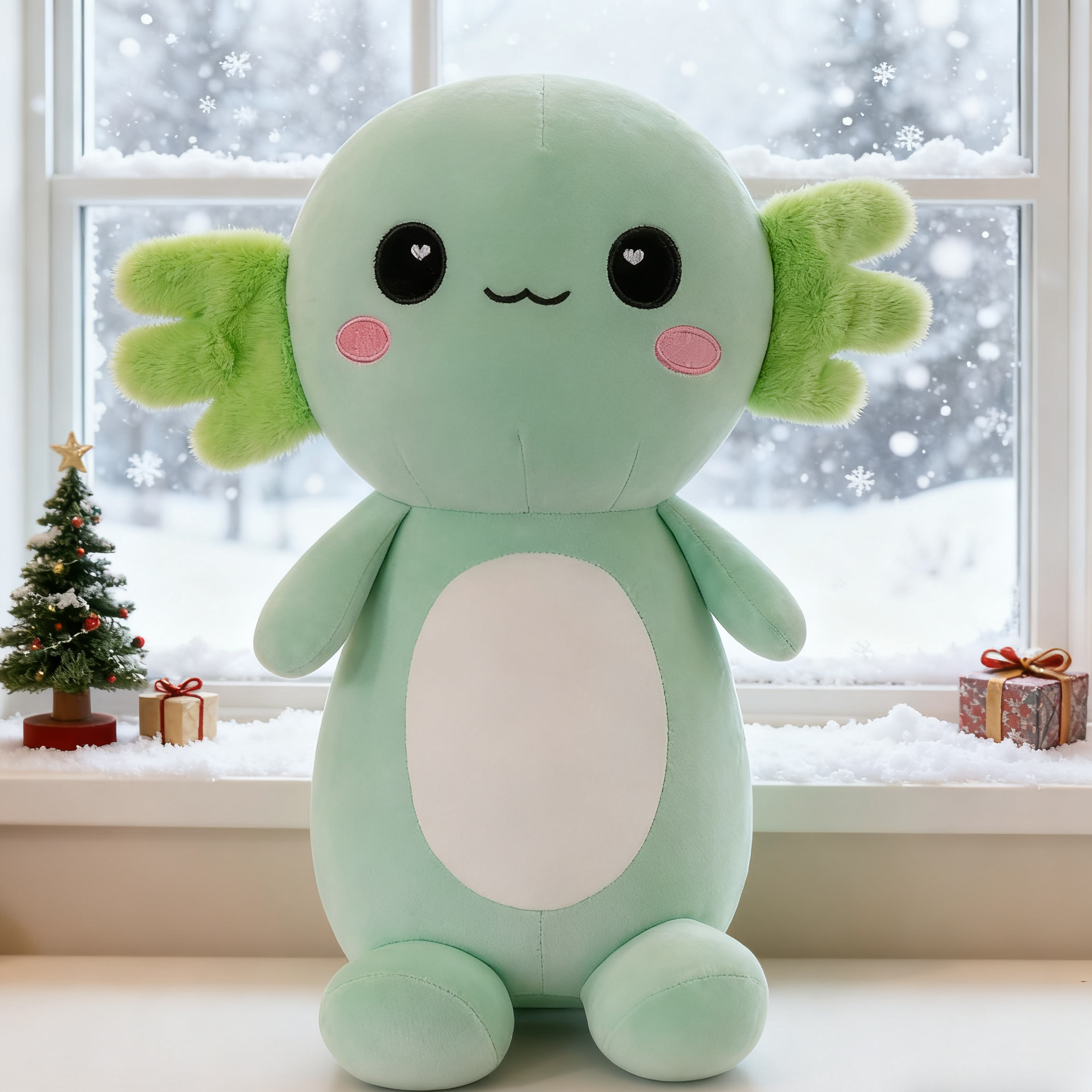 Axolotl Plush Kawaii Plushie Soft Stuffed Animal - Image 10