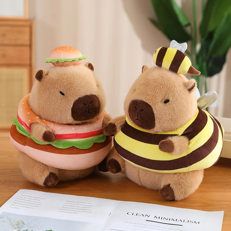 Baby Capybara Animal Dress-up Plushie Collection - Image 30