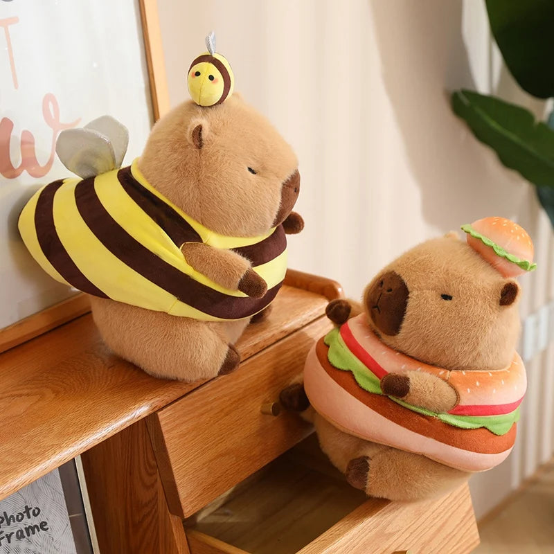 Baby Capybara Animal Dress-up Plushie Collection - Image 27