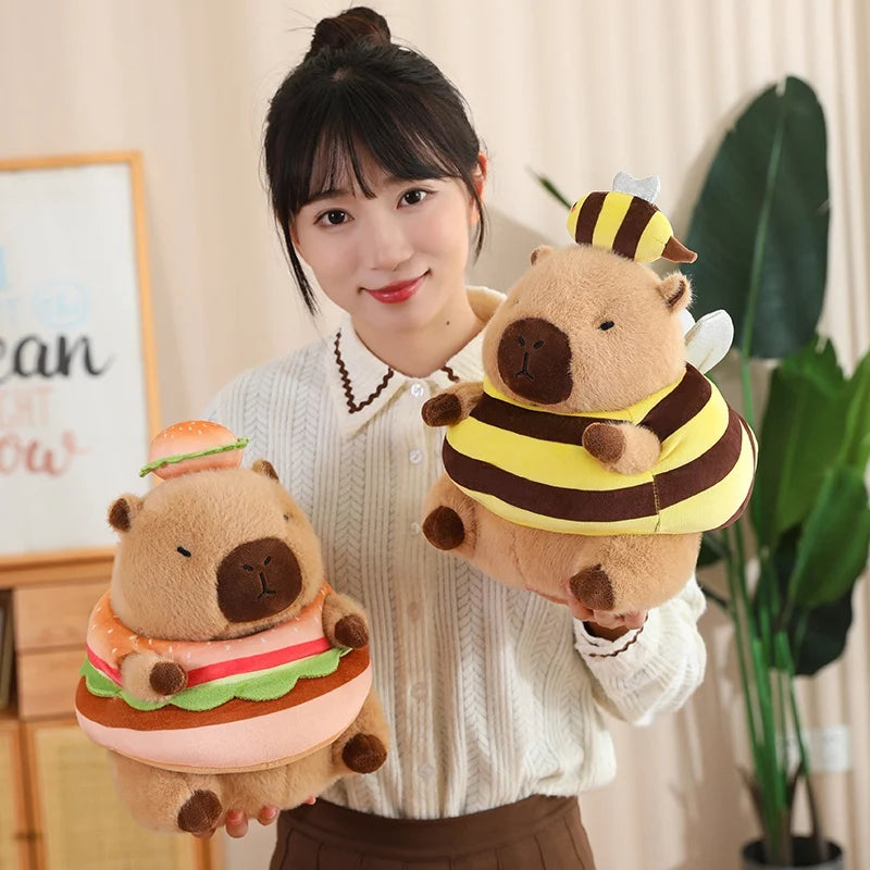 Baby Capybara Animal Dress-up Plushie Collection - Image 24