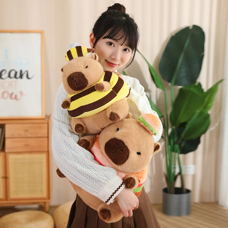 Baby Capybara Animal Dress-up Plushie Collection - Image 21