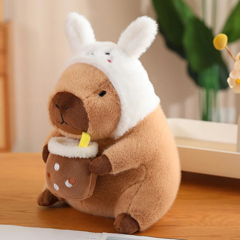 Baby Capybara Animal Dress-up Plushie Collection - Image 11