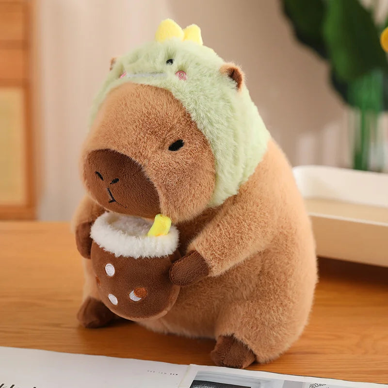 Baby Capybara Animal Dress-up Plushie Collection - Image 9