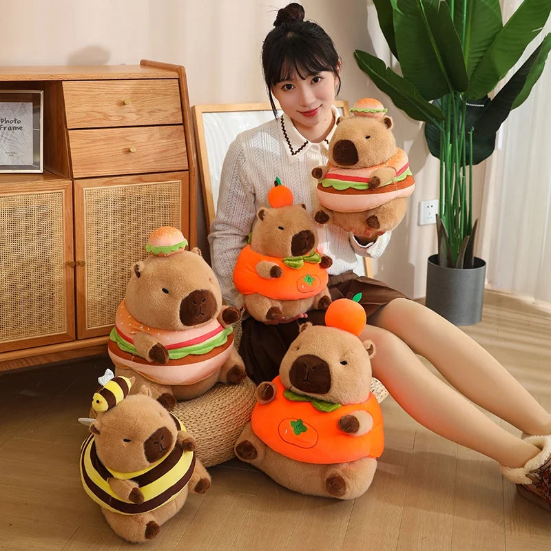 Baby Capybara Animal Dress-up Plushie Collection - Image 4