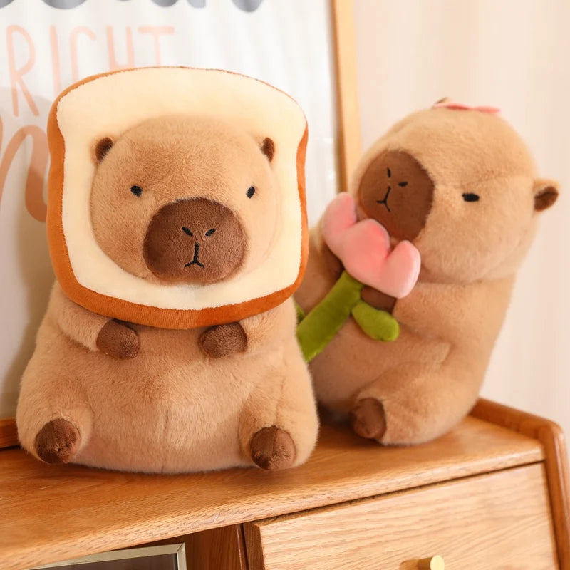 Baby Capybara Animal Dress-up Plushie Collection - Image 2