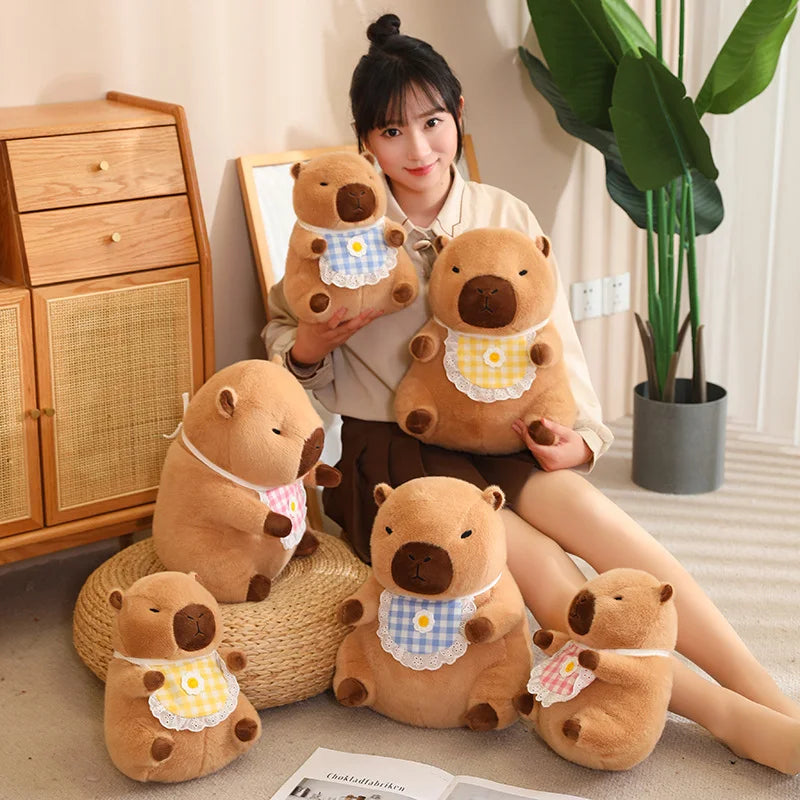 Baby Capybara Animal Dress-up Plushie Collection - Image 3