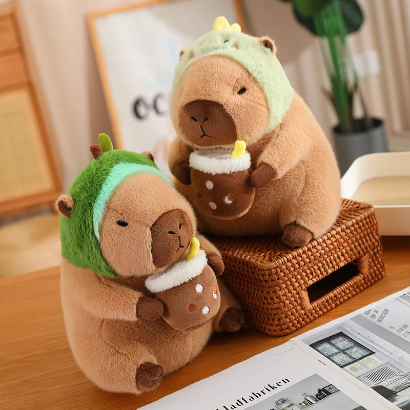 Baby Capybara Animal Dress-up Plushie Collection - Image 34