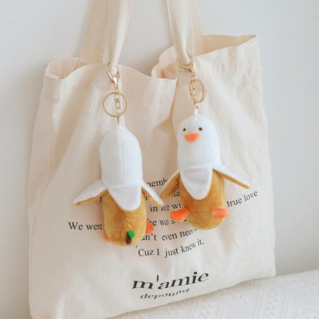Banana Duck Pendant Keychain - Image 2