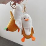 Banana Duck Pendant Keychain