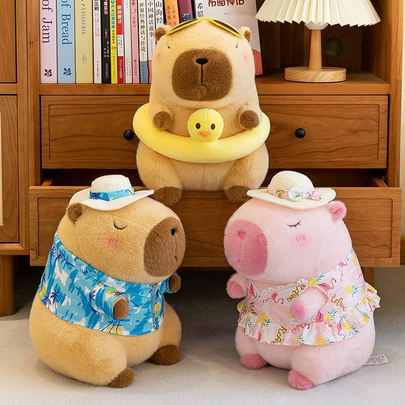 Beach Capybara Plush Beach Theme Plush Toys - Image 5