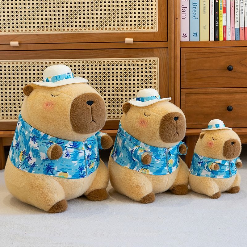 Beach Capybara Plush Beach Theme Plush Toys - Image 2