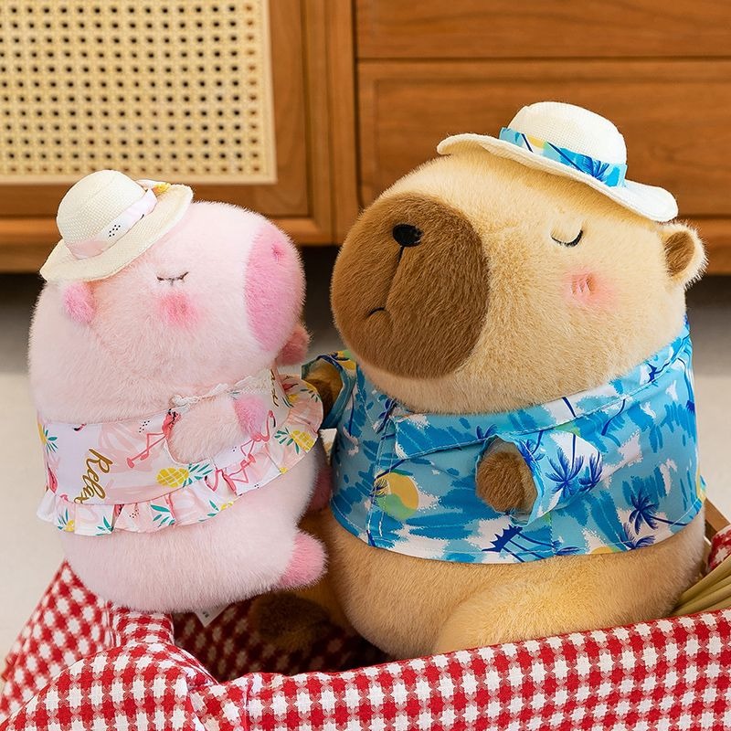 Beach Capybara Plush Beach Theme Plush Toys - Image 3