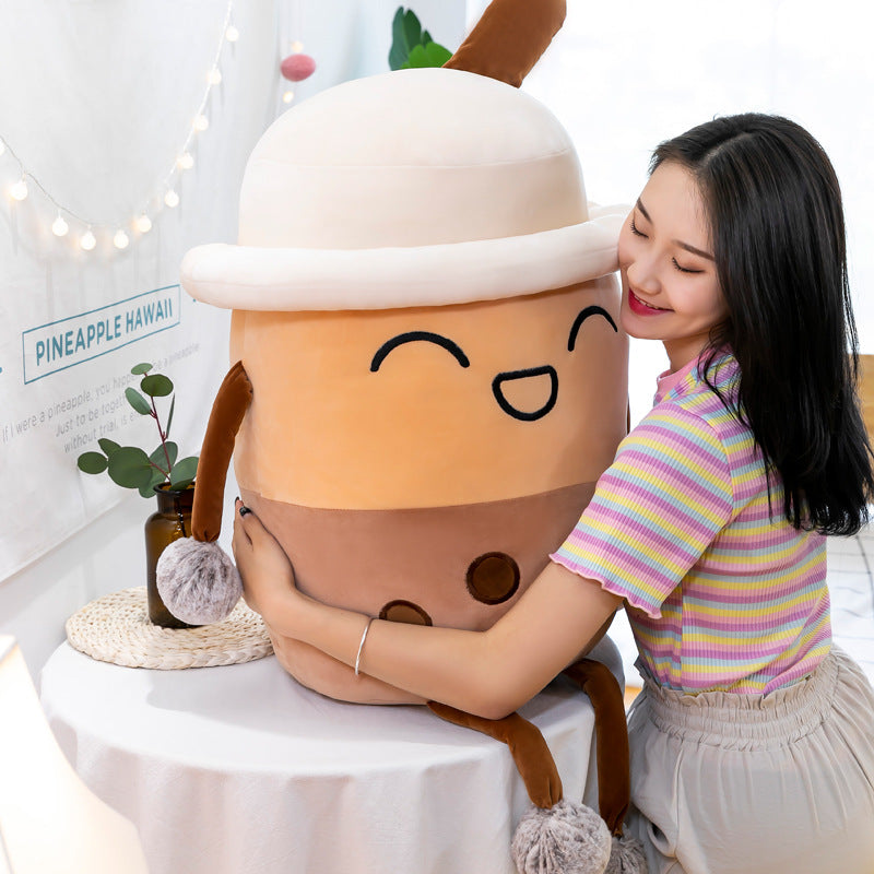 Big Boba Milk Tea Plush Toy - Image 4