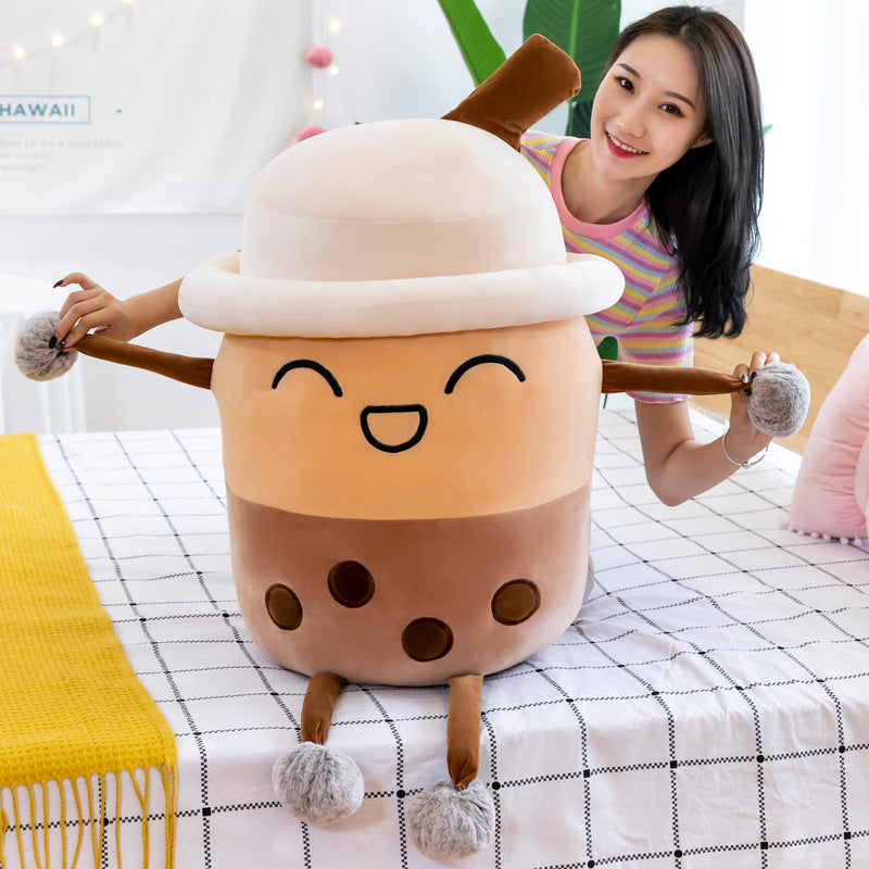Big Boba Milk Tea Plush Toy - Image 3