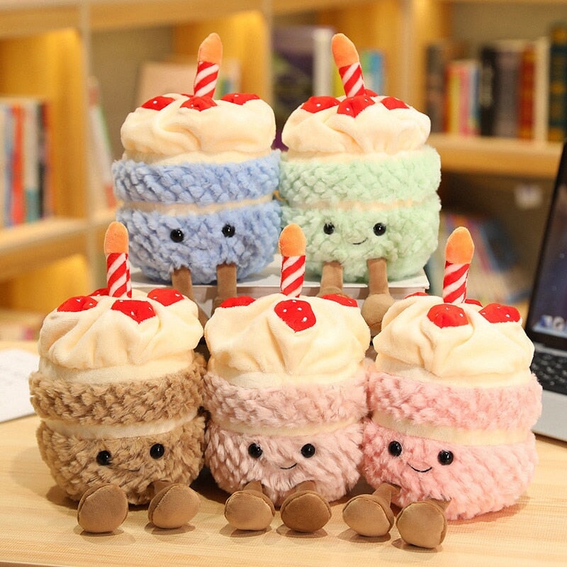 Birthday Celebration Cake Plushie Buddies - Image 2