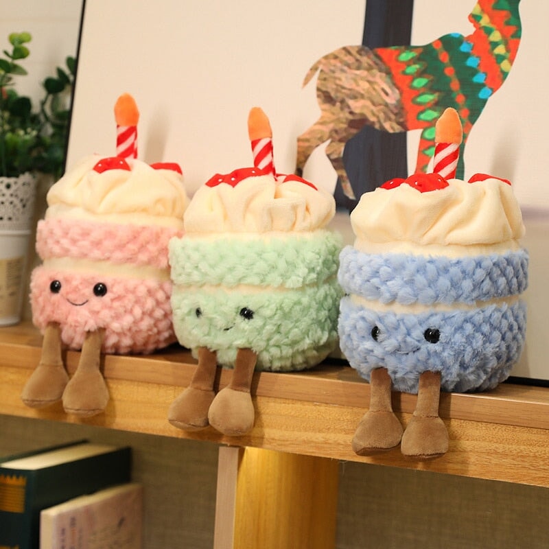 Birthday Celebration Cake Plushie Buddies - Image 13