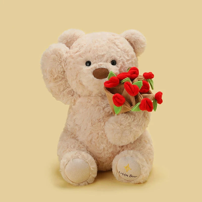 Bloomie & Maple the Rose Bear Plushies - Image 8