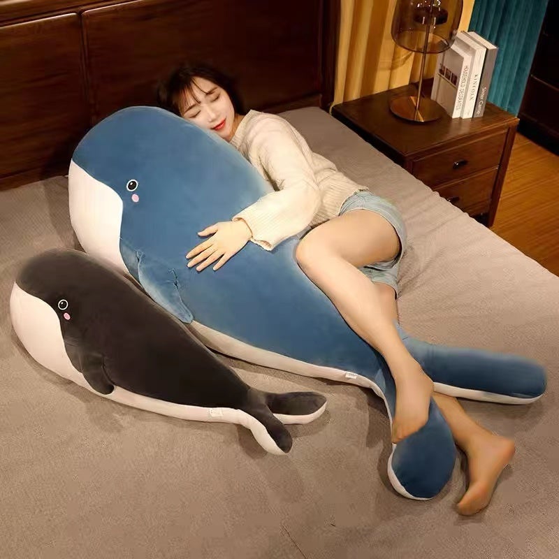 Blue Giant Kawaii Whale Plushie - Image 8