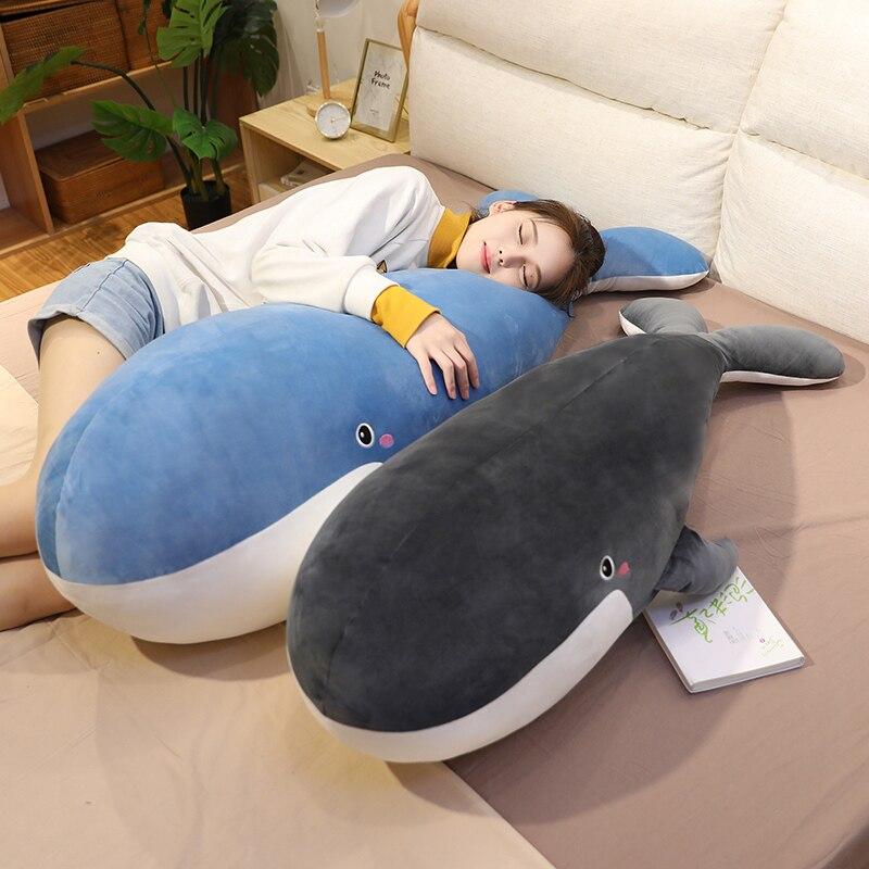 Blue Giant Kawaii Whale Plushie - Image 3