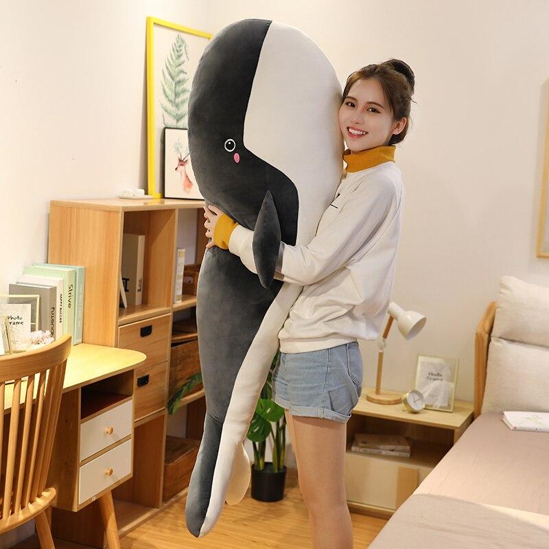 Blue Giant Kawaii Whale Plushie - Image 4