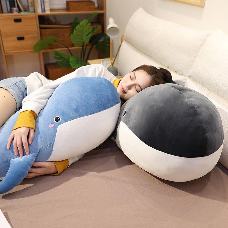 Blue Giant Kawaii Whale Plushie - Image 2
