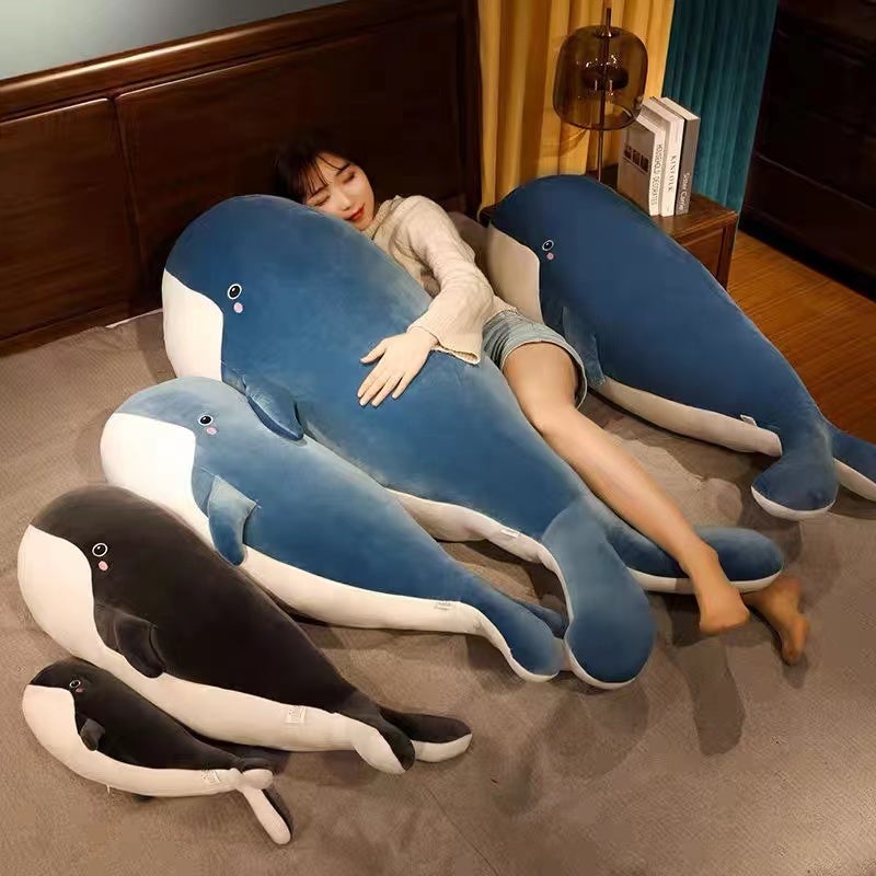 Blue Giant Kawaii Whale Plushie - Image 10