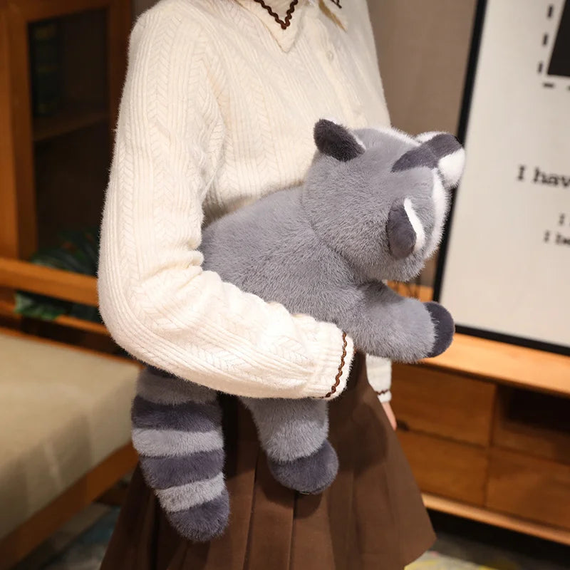Boomer the Fluffy Raccoon Plushie - Image 14