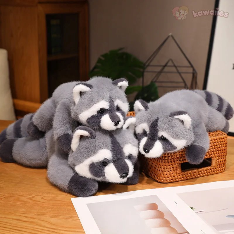 Boomer the Fluffy Raccoon Plushie - Image 6