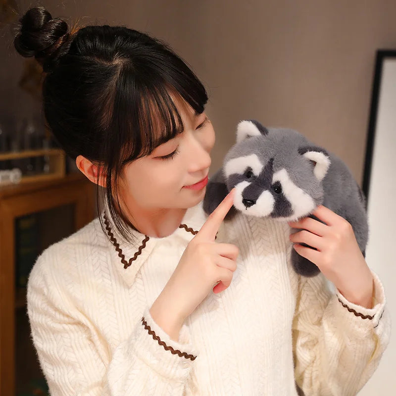 Boomer the Fluffy Raccoon Plushie - Image 13