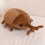 Brown Kawaii Dung Beetles Plushies