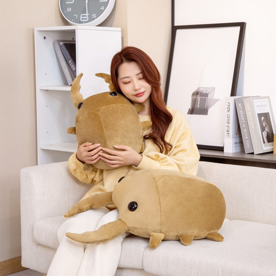 Brown Kawaii Dung Beetles Plushies - Image 7