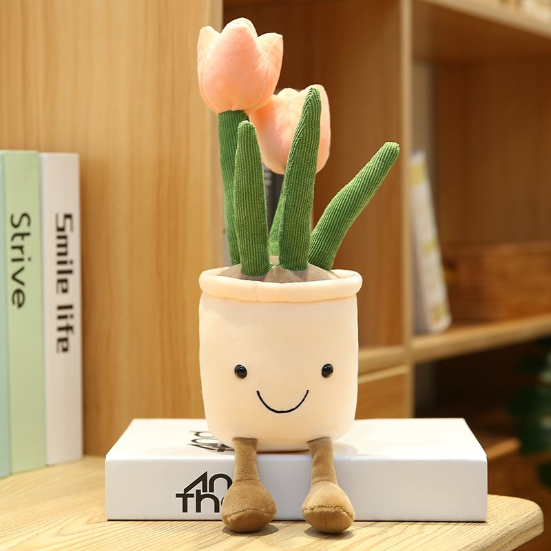 Bubbly Tulip Flower Pot Plush - Image 5