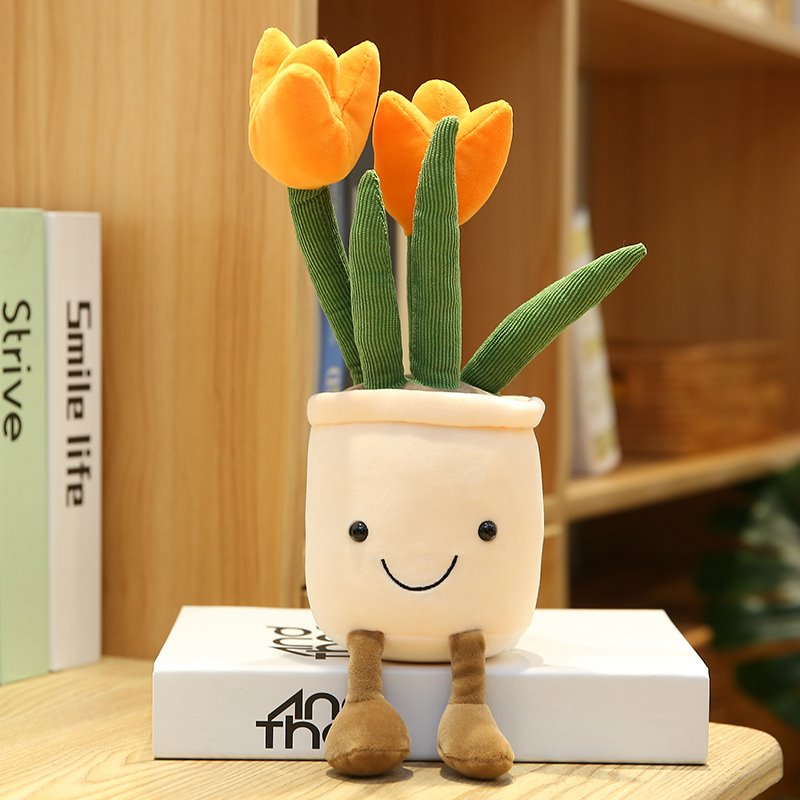Bubbly Tulip Flower Pot Plush - Image 6