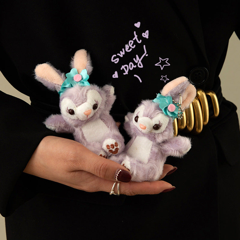 Bunny Plush Pendant Keychain - Image 2
