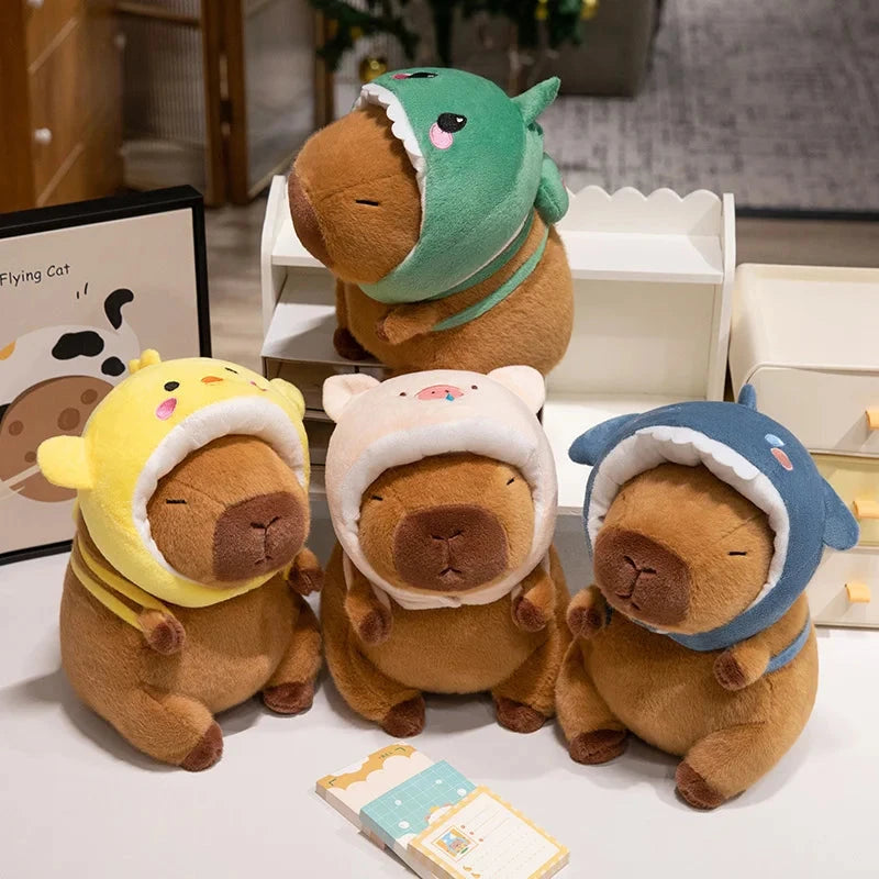 Capybara Animal Cosplay Hat Plushies - Image 2